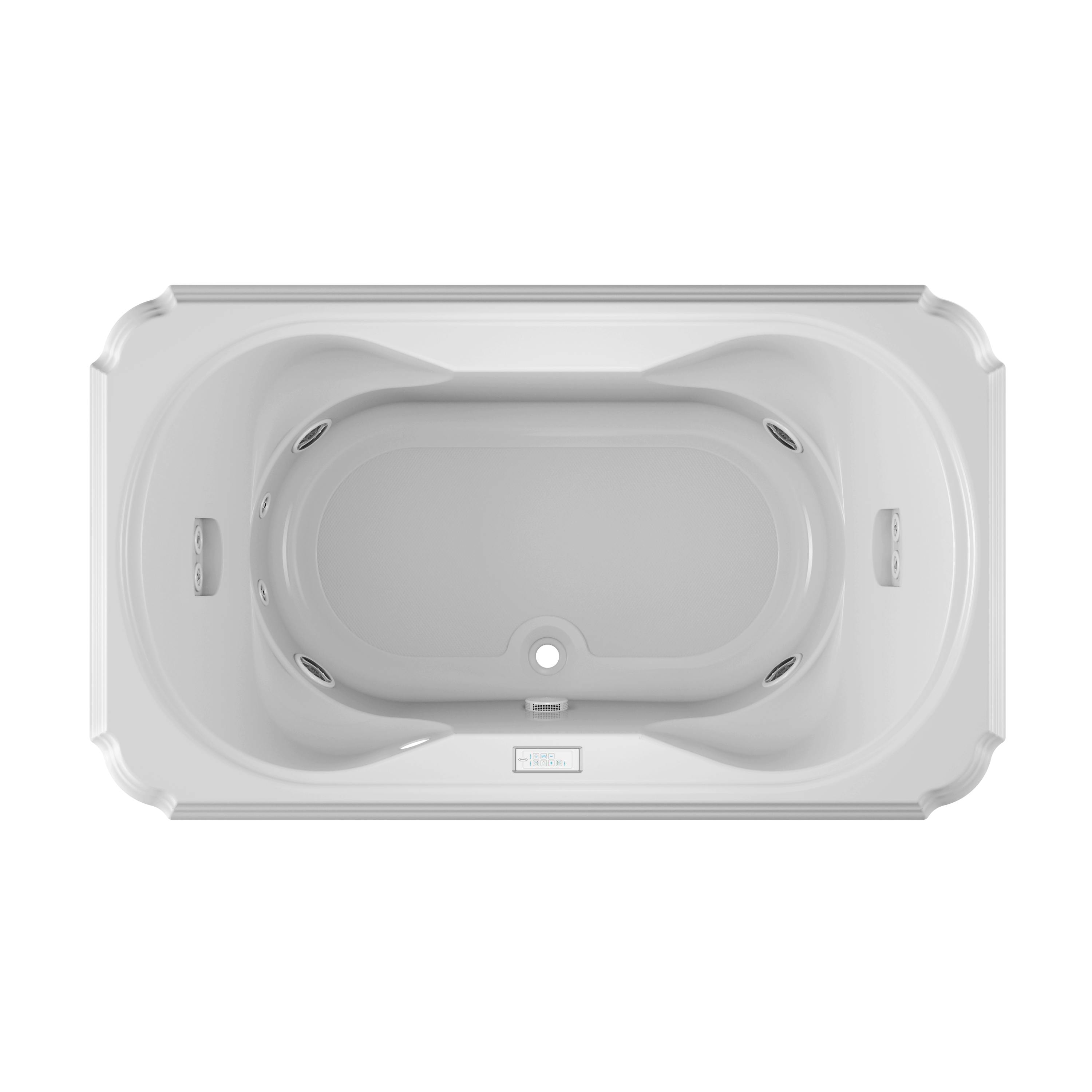 MARINEO™ 6642 Whirlpool Chroma RH White | Jacuzzi.com | Jacuzzi®