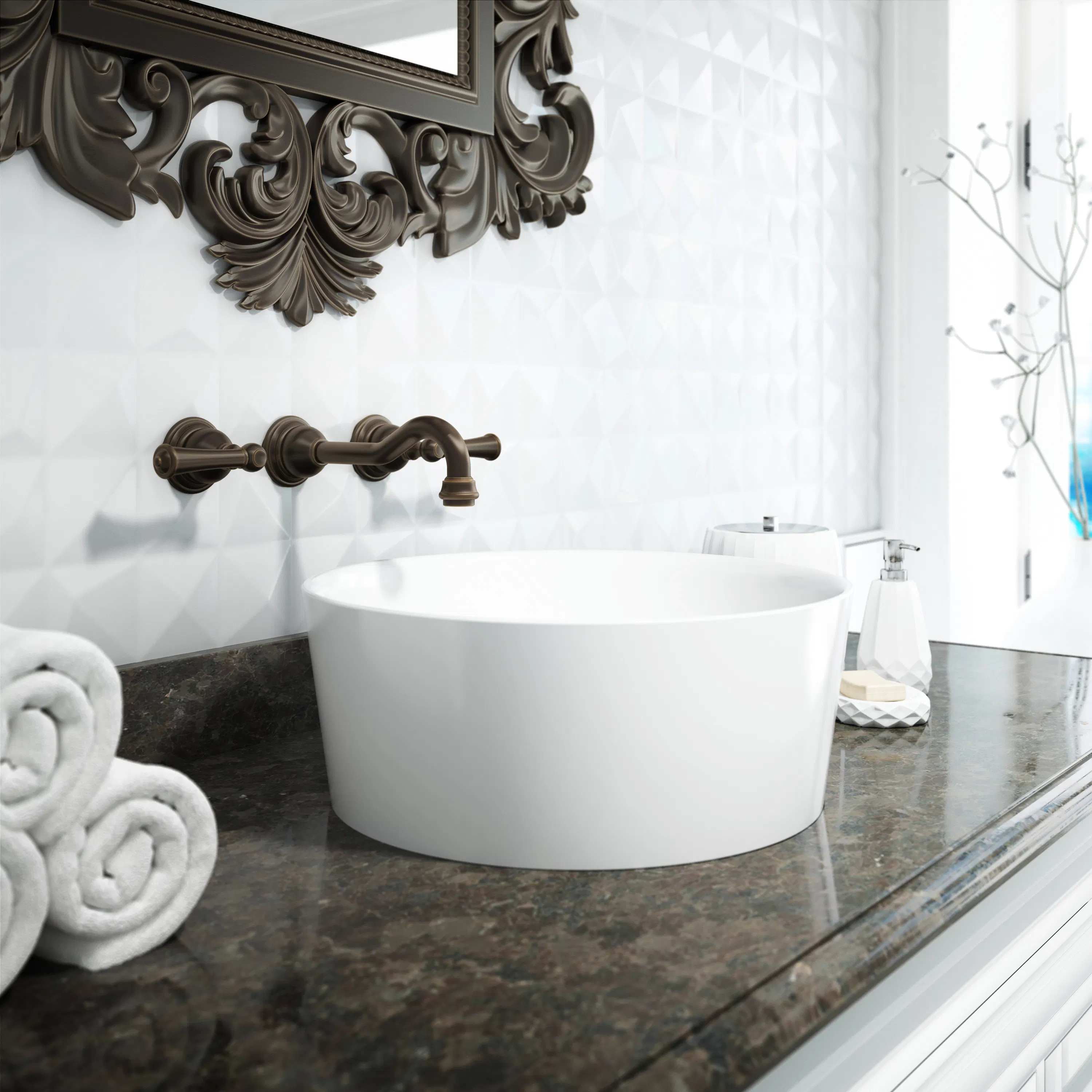 Barrea&reg; Wall Mounted Faucet