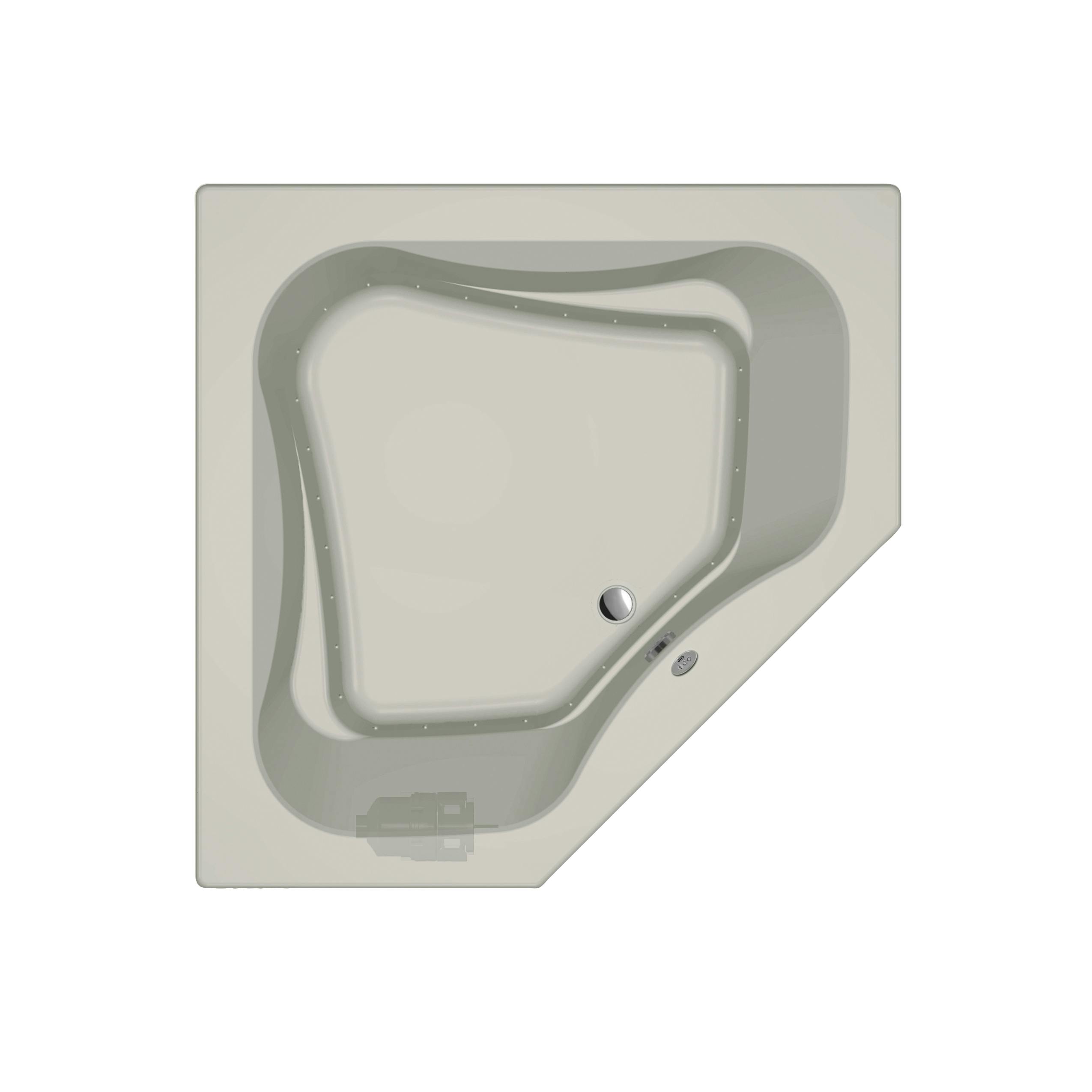 PRIMO® 6060 Whirlpool Corner Drop Right Hand Oyster | Jacuzzi.com