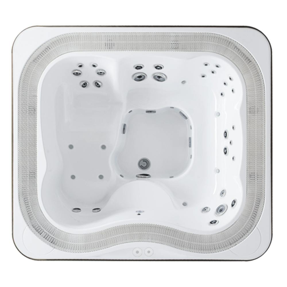 Profile: an infinity swimming pool effect in a Hot Tub