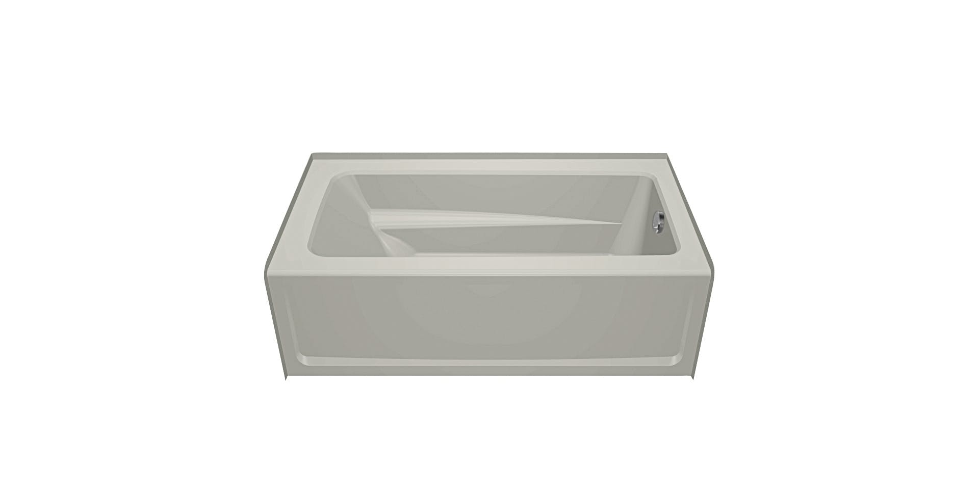 PRIMO® 6032 Skirted Soaking Bath RH Oyster