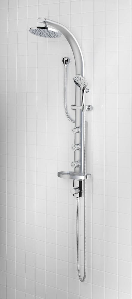 Shower Panel With Handheld Shower in Chrome