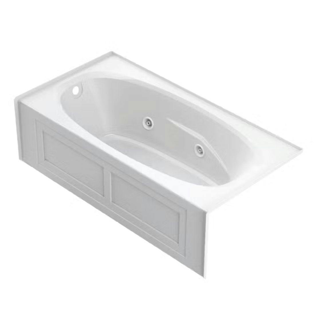 AMIGA® 7236 Skirted Bath RH White