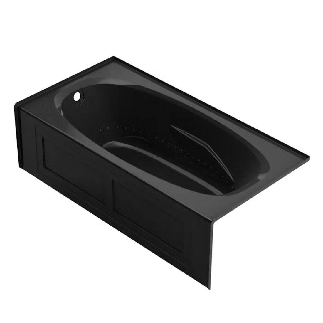 AMIGA&reg; 7236 Skirted Bath LH Black
