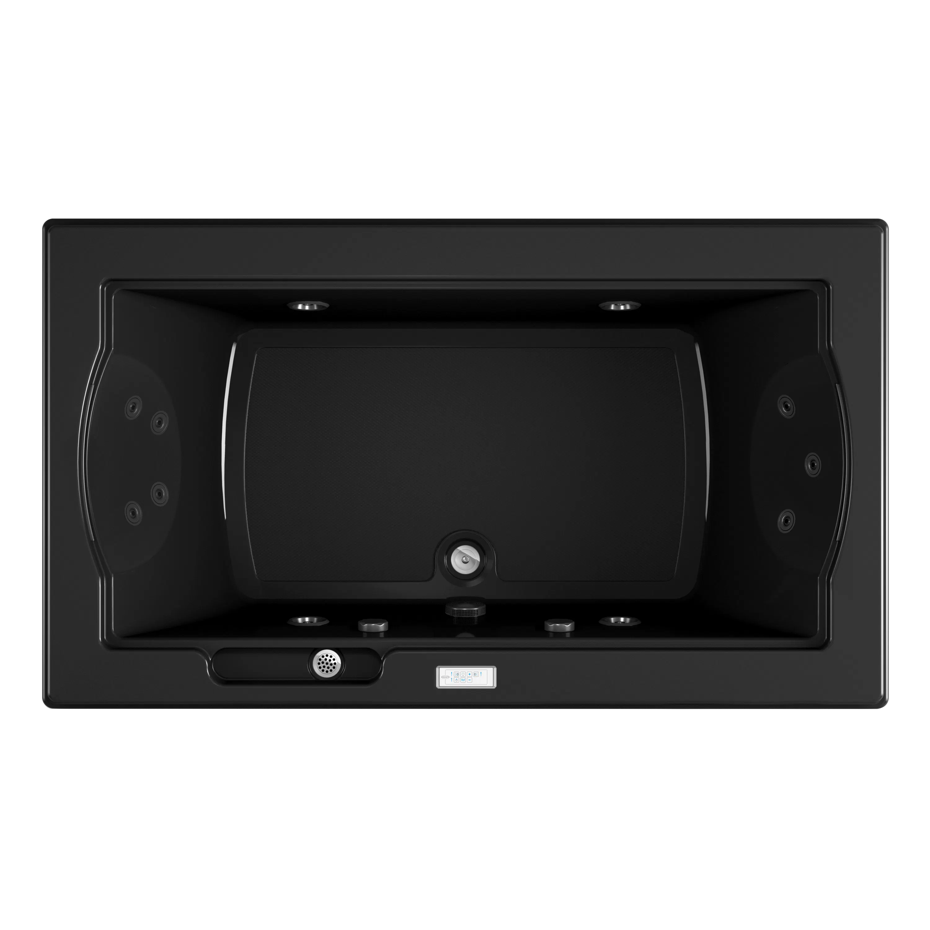 fuwafuwa② FUZION® 7242 Whirlpool Illuma LCD Whisper RH Black | Jacuzzi.com