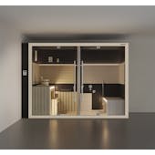 Sasha - Sauna | Hammam - 302 x 216 x 225 H cm - With external controls
