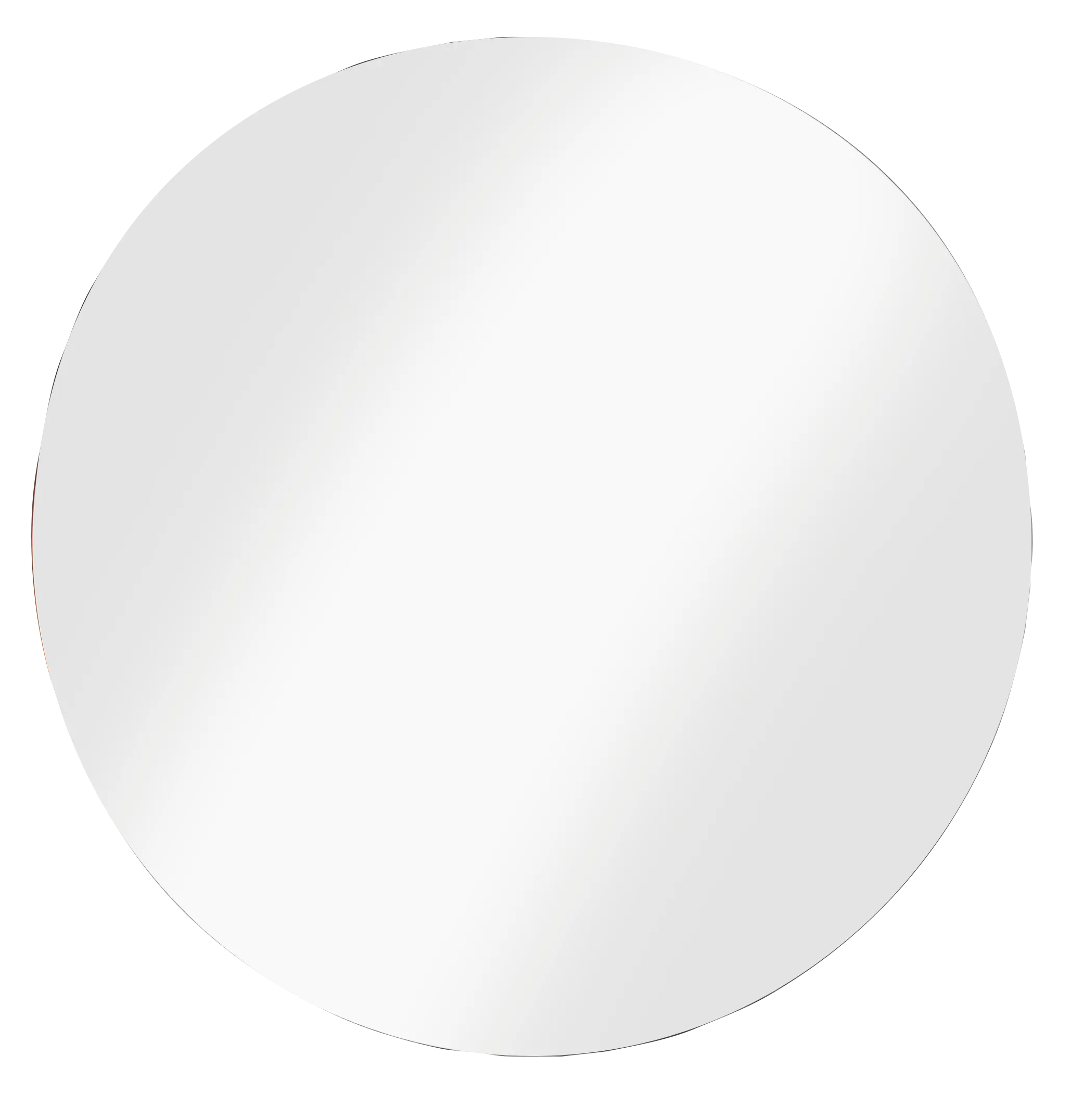 Single Door Round Medicine Cabinet