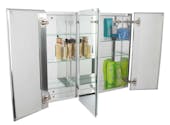 Triple Door Tri-View Medicine Cabinet