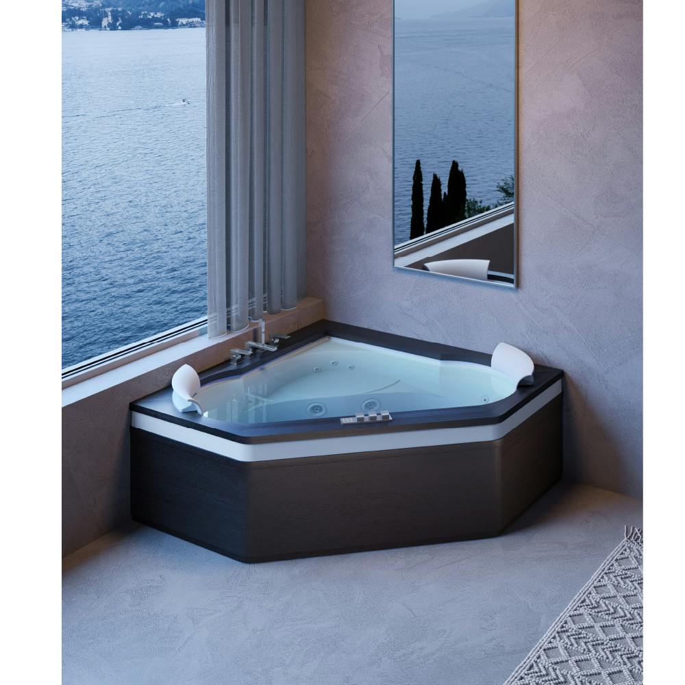 Aura Corner 160 Stone/Wood