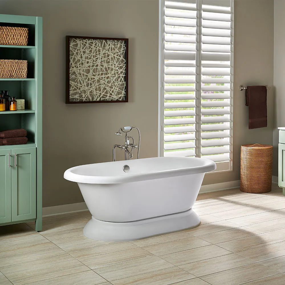 ERA™ 6636 Double-Ended Pedestal Base White