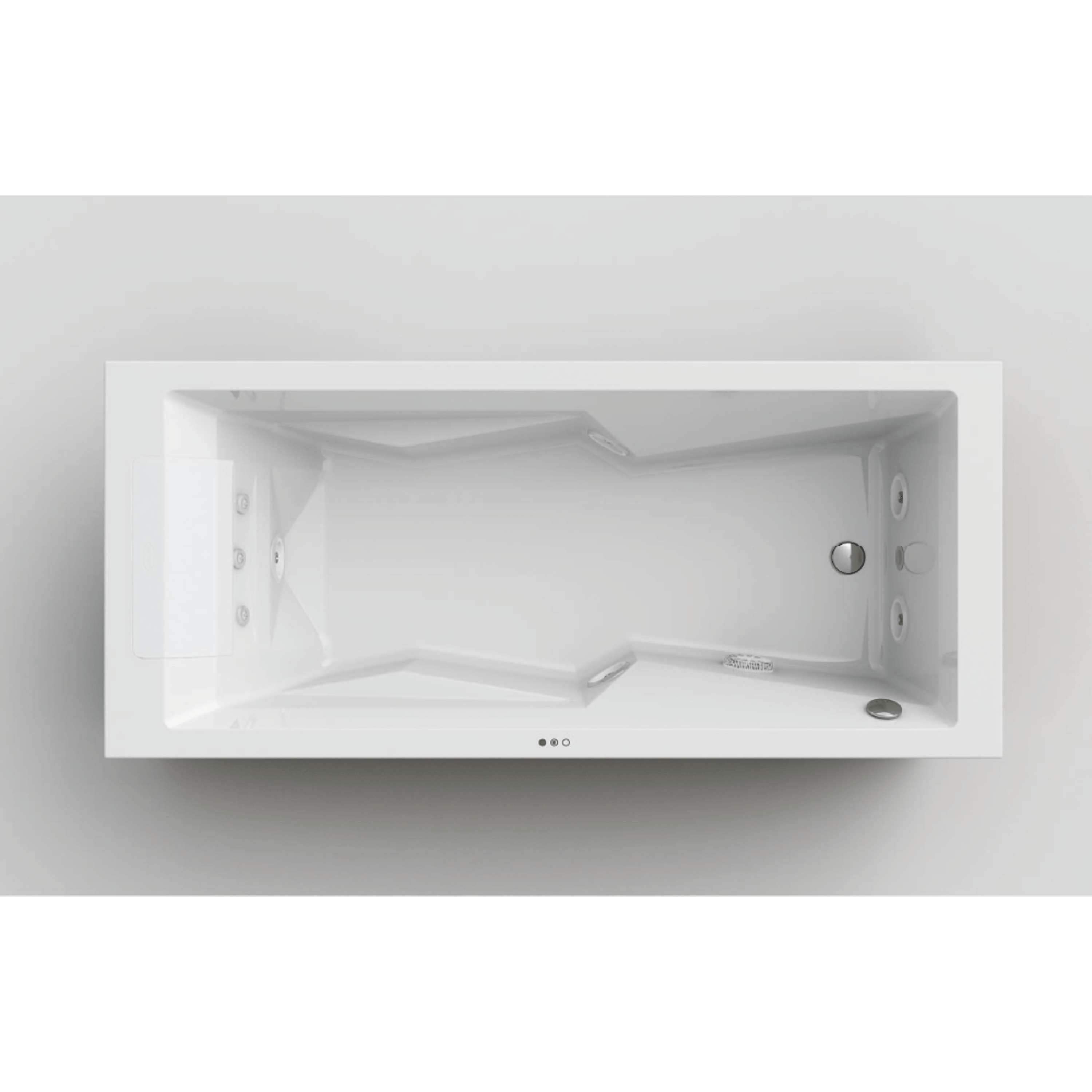 MyWay 180x80: Komfortable Whirlpool Badewanne mit TargetPro®