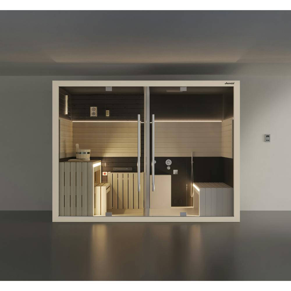 Sasha - Sauna | Hammam - 302 x 216 x 225 H cm - With external controls