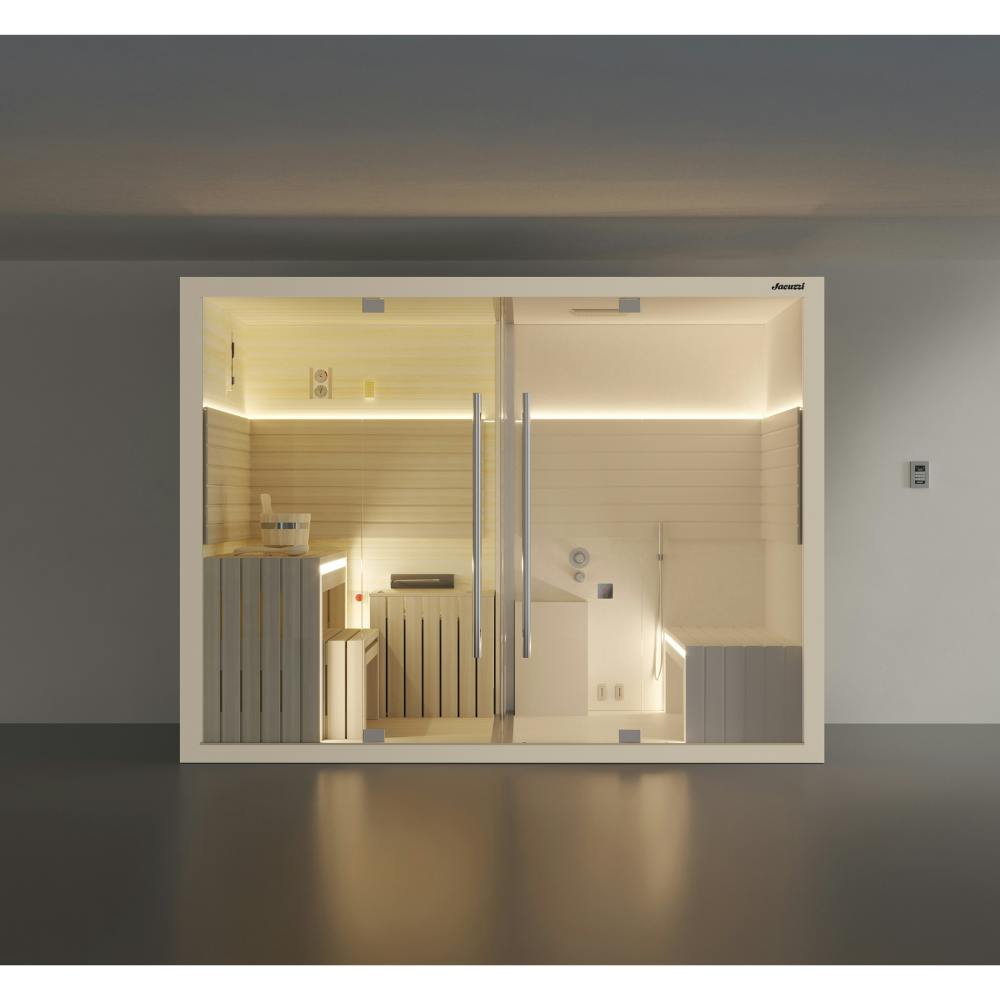 Sasha - Sauna | Hammam - 302 x 216 x 225 H cm - With external controls