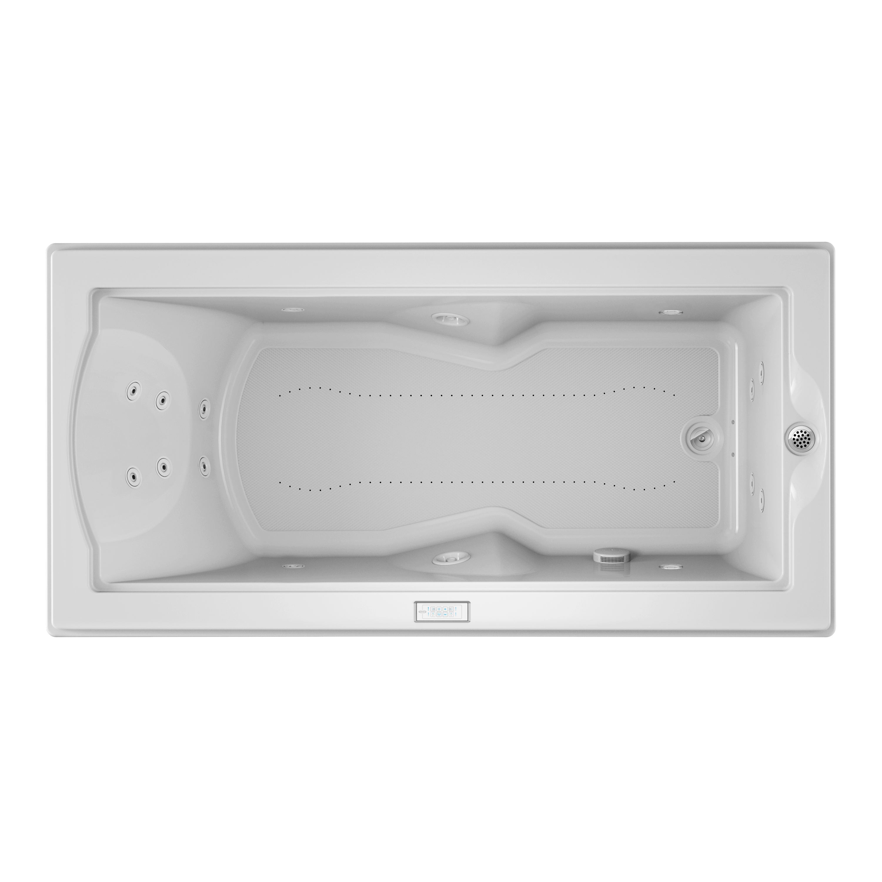 FUZION® 7236 SALON Chroma LCD Whisper RH White | Jacuzzi.com