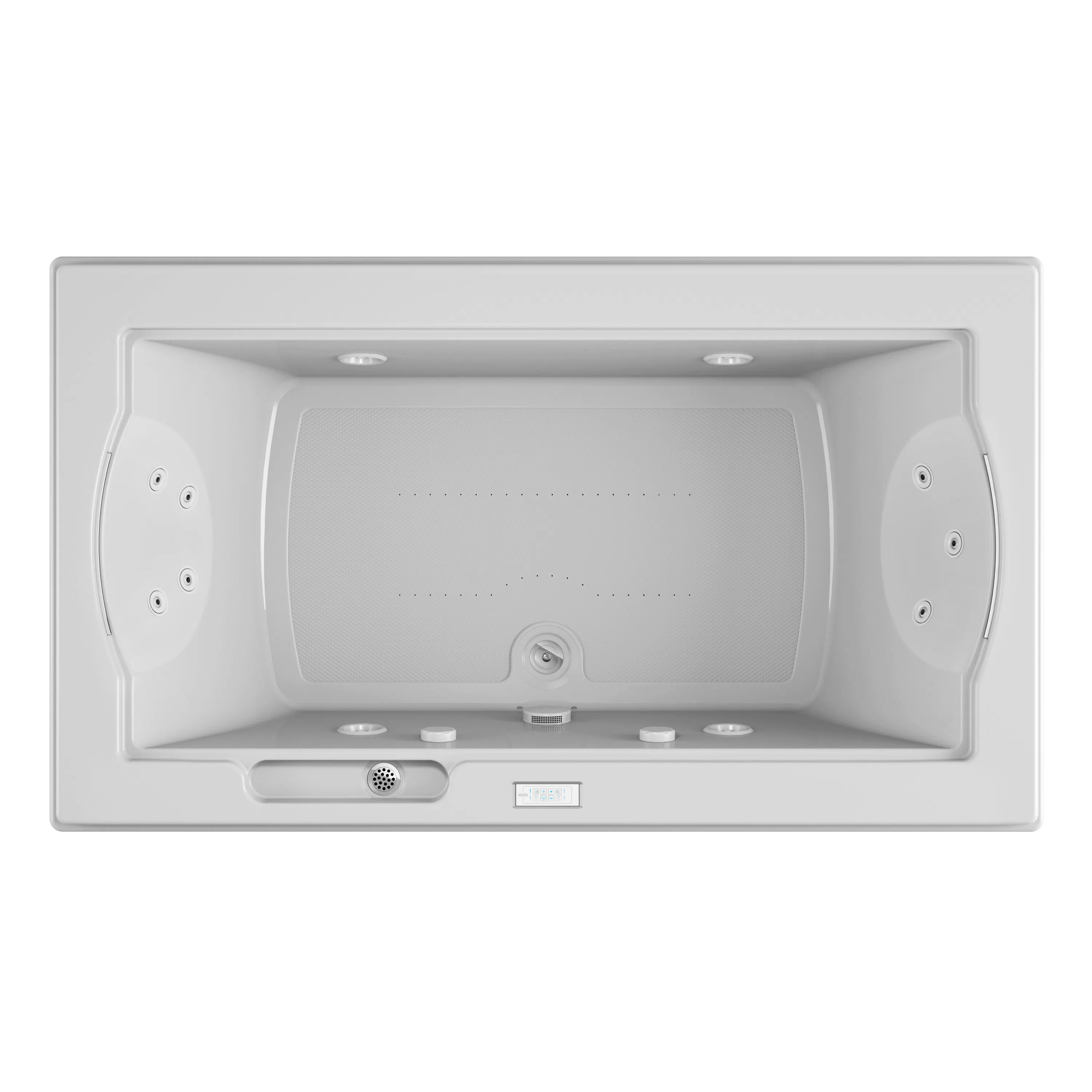 FUZION® 7242 SALON Illuma LCD Whisper RH White | Jacuzzi.com