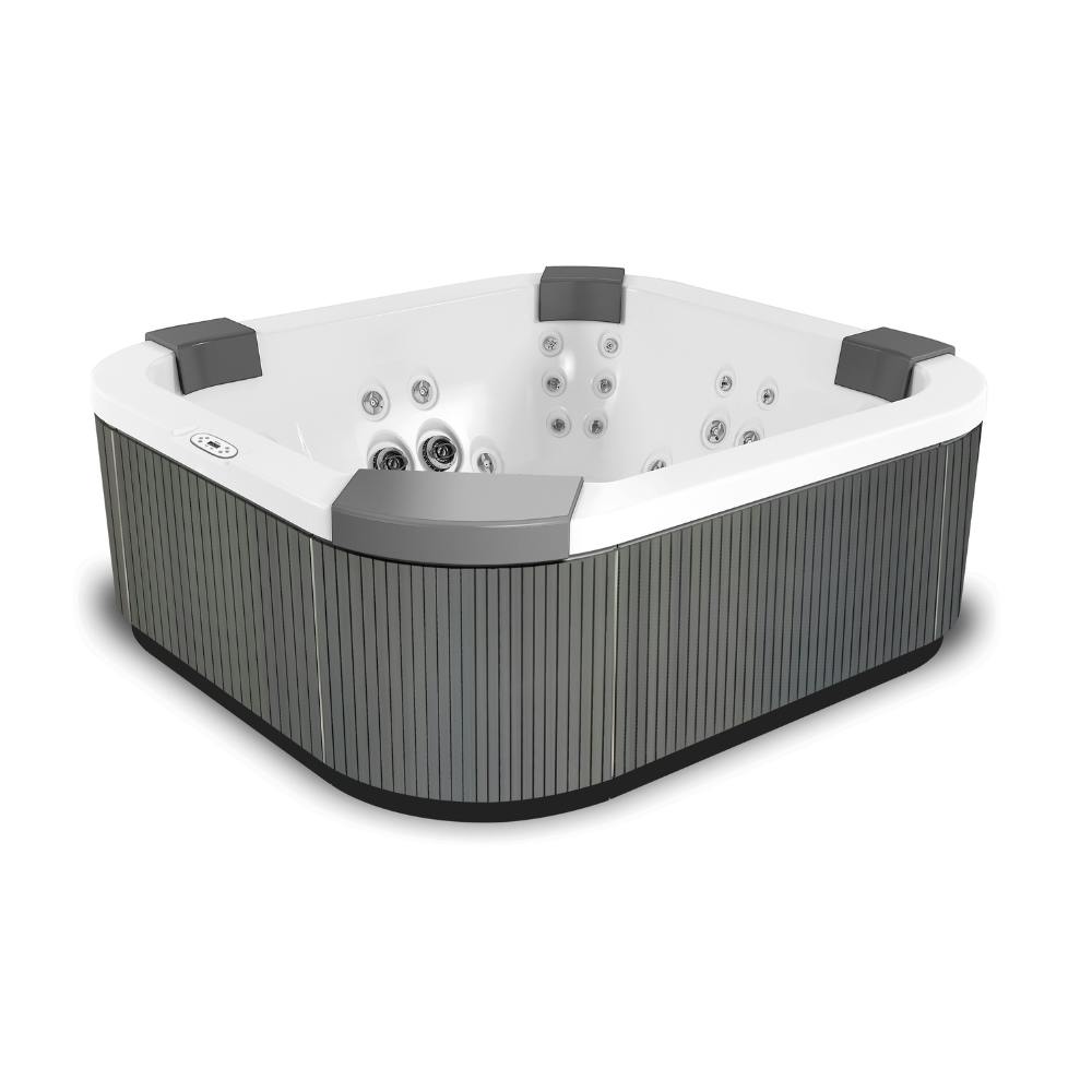 Santorini: der einzige Whirlpool im Bereich mit einer Doppellounge