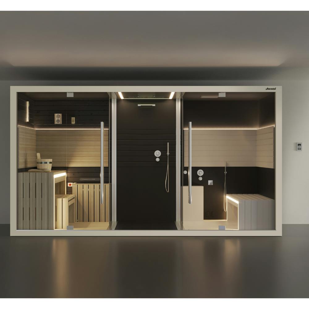 Sasha - Sauna | Emotional Shower | Hammam - 402 x 216 x 225 H cm - With external controls