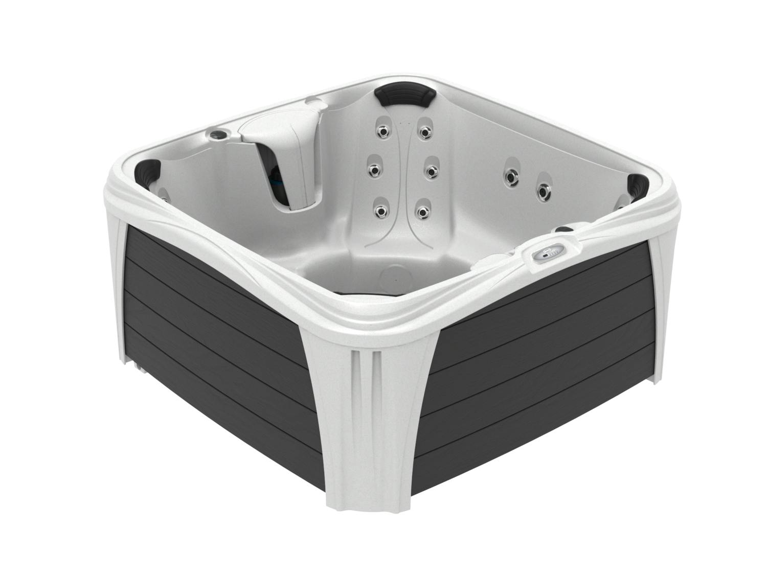 Jacuzzi Echo™ (Square-Open) Designer Hot Tub with Open