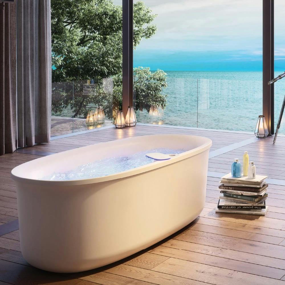 ARGA® Whirlpoolwanne mit Swirlpool® Technologie, 175x85