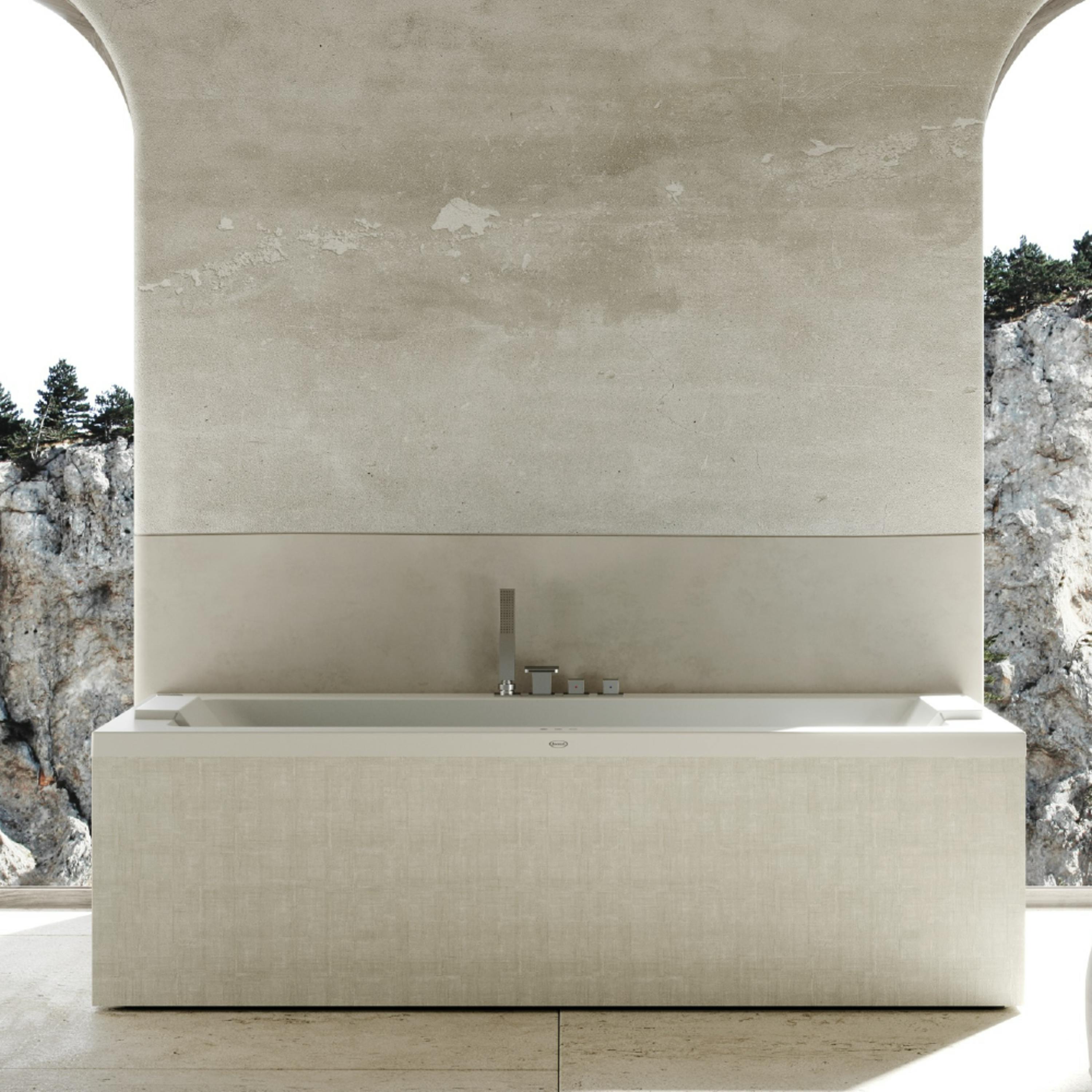 Sharp Double Whirlpoolwanne: Minimalistisch