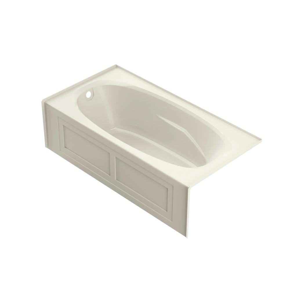 AMIGA® 7236 Skirted 2-Panel Bath RH Oyster