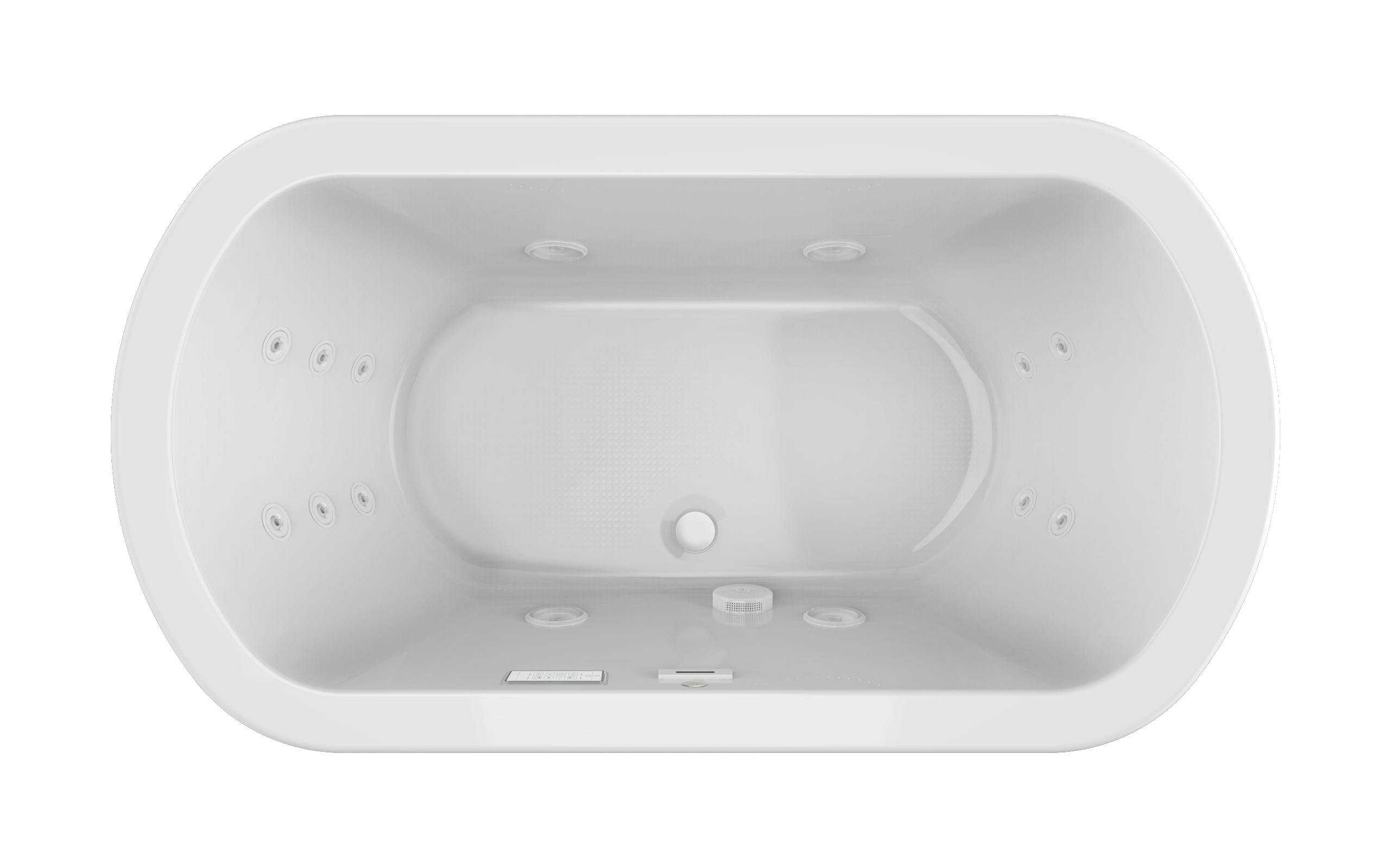 DUETTA® 7242 Heated Soak Chroma Bath White