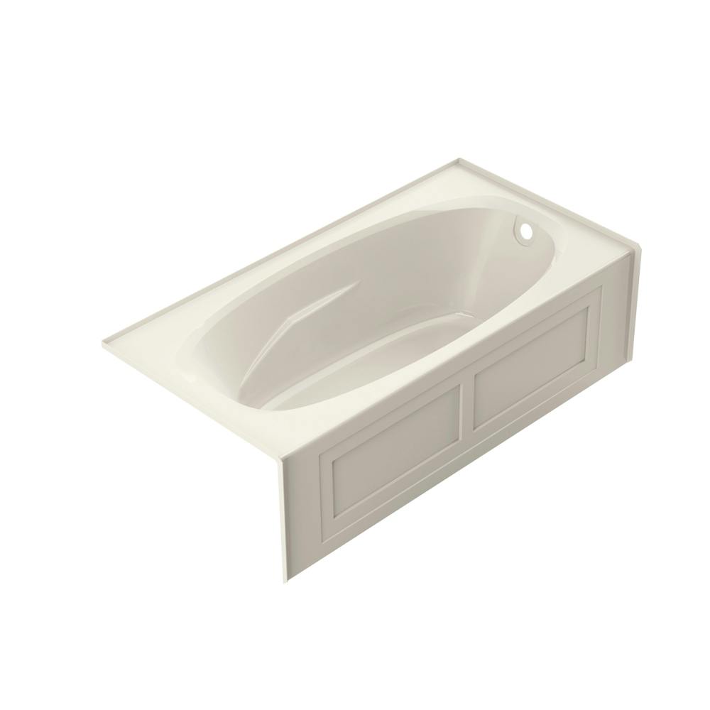 AMIGA® 7236 Skirted 2-Panel Bath RH Oyster