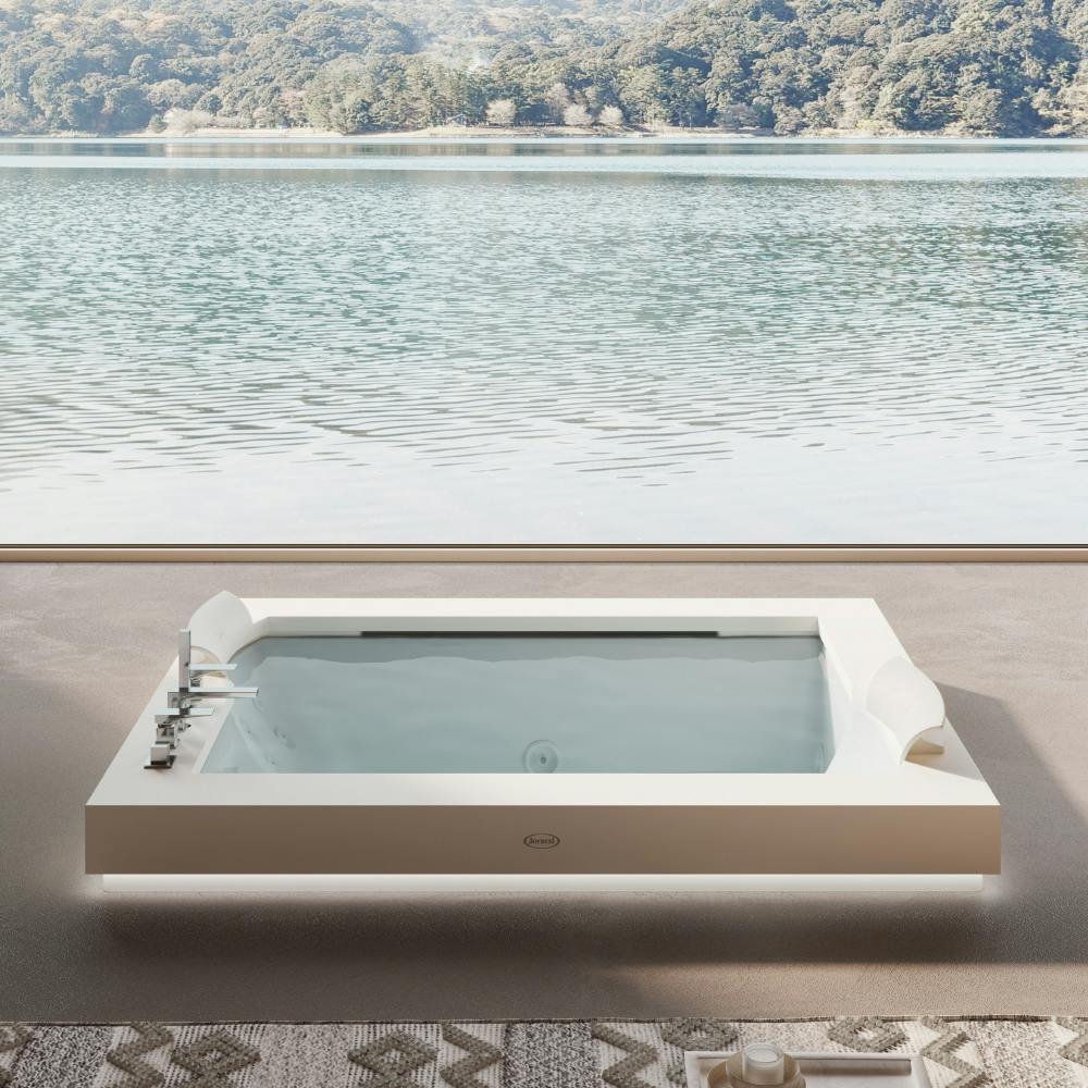 Aura Plus Corian&reg;: Ba&ntilde;era de Hidromasaje Lujo Moderno