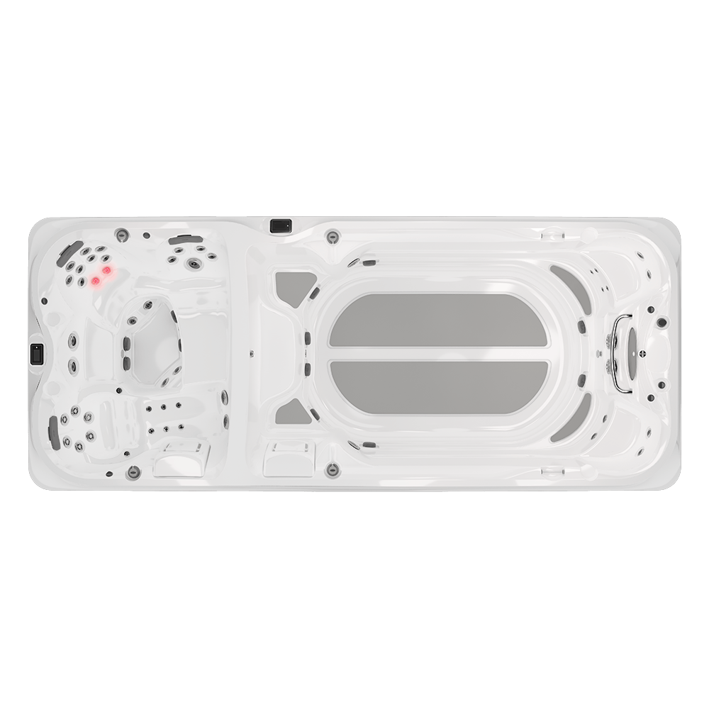 J-19 Dual Temp PowerActive&trade;: Dual Swim Spa e Spa Idromassaggio