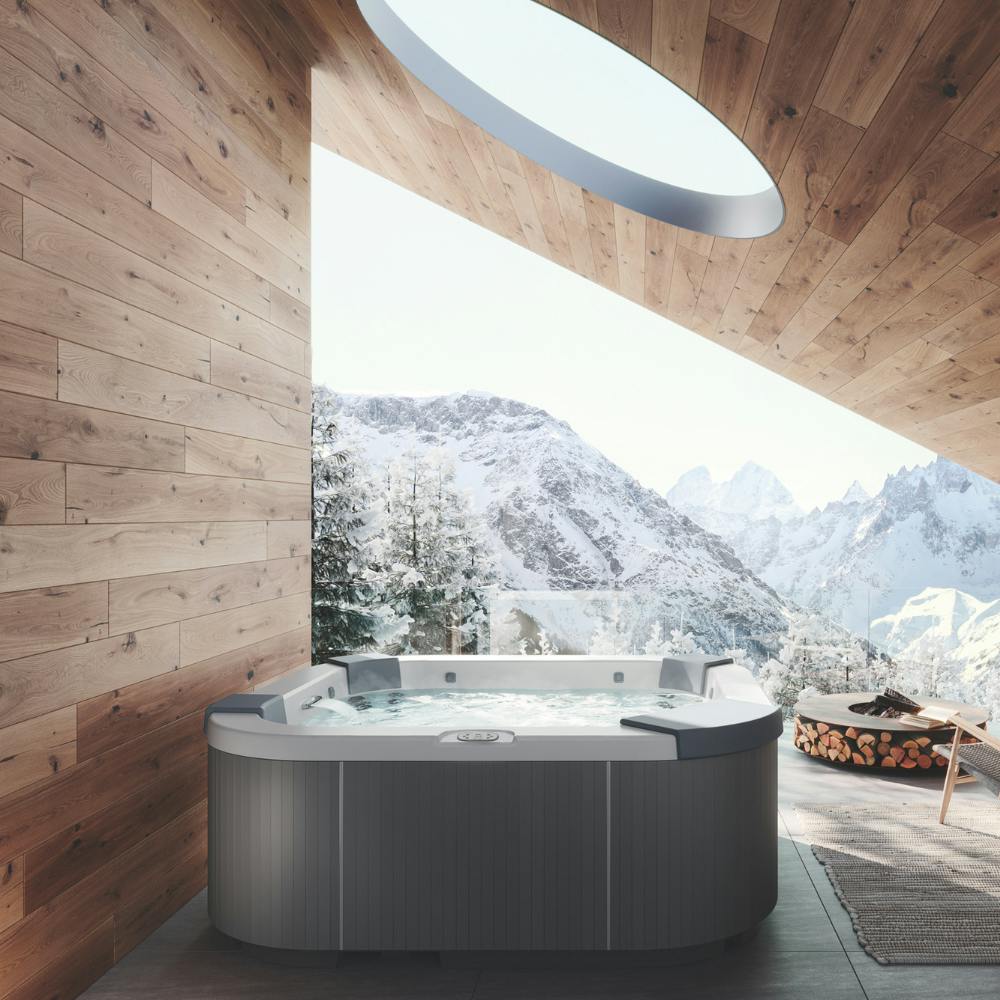 DELOS Whirlpool Spa, modernes, minimalistisches design mit einem breiteren rand