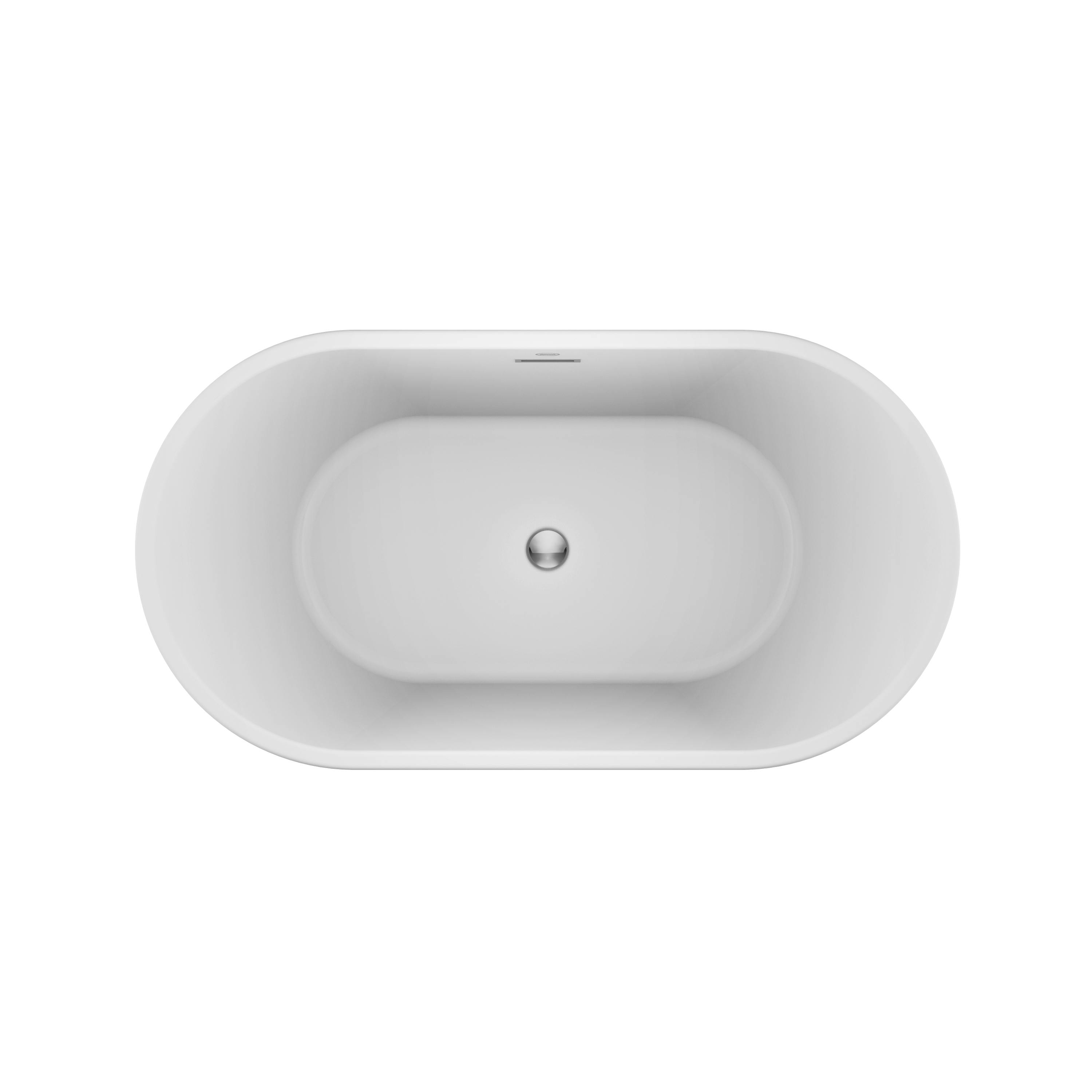 Celeste™ 5932 Freestanding Bath Chrome/White with PT62827 Contento™ Tub Filler Chrome