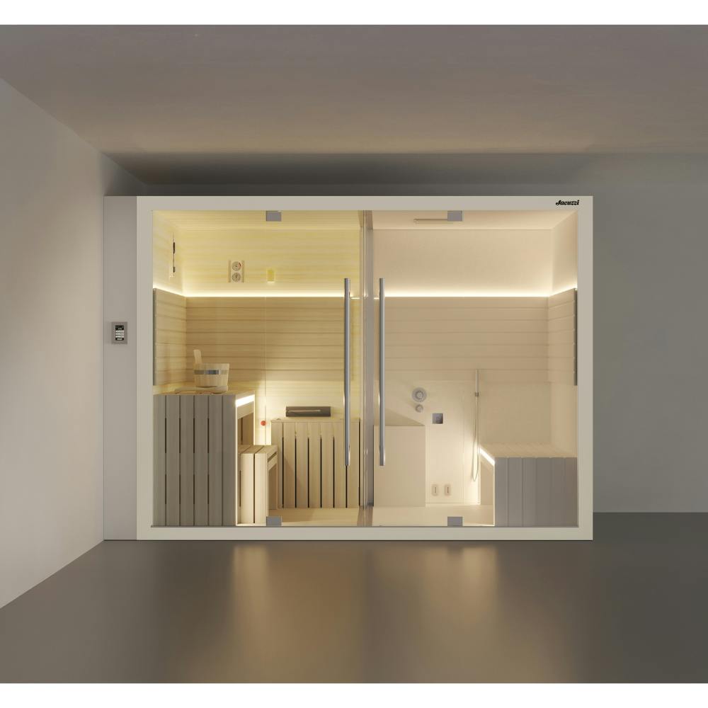 Sasha - Sauna | Hammam - 302 x 216 x 225 H cm - With external controls
