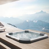 Santorini: the only Hot Tub in the range with a double lounge