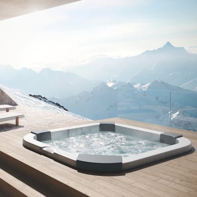 Santorini: the only Hot Tub in the range with a double lounge