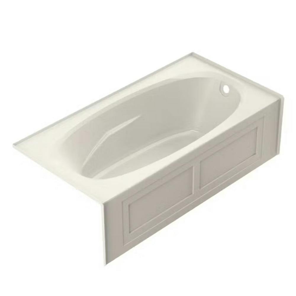 AMIGA® 7236 Skirted 2-Panel Bath RH Oyster