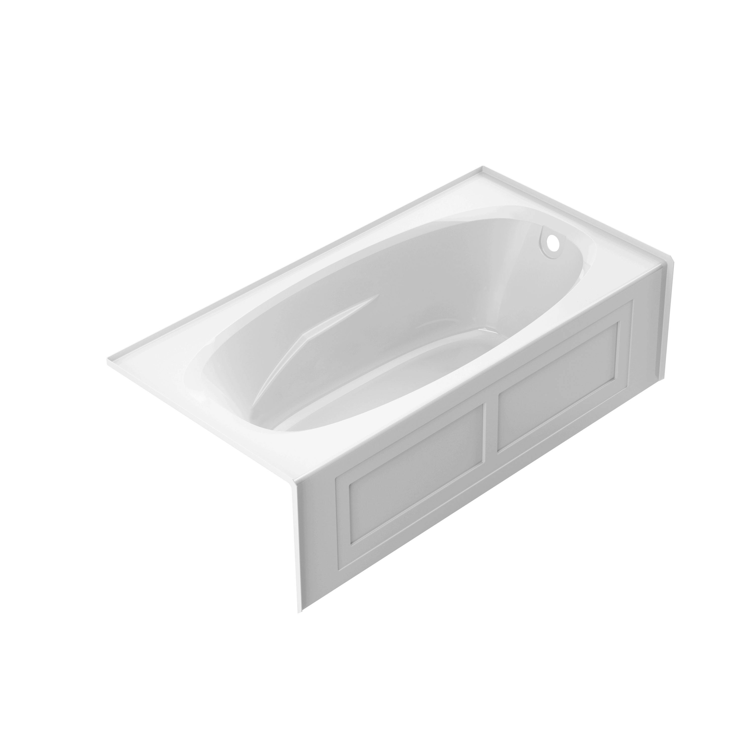 AMIGA® 7236 Skirted Bath RH White