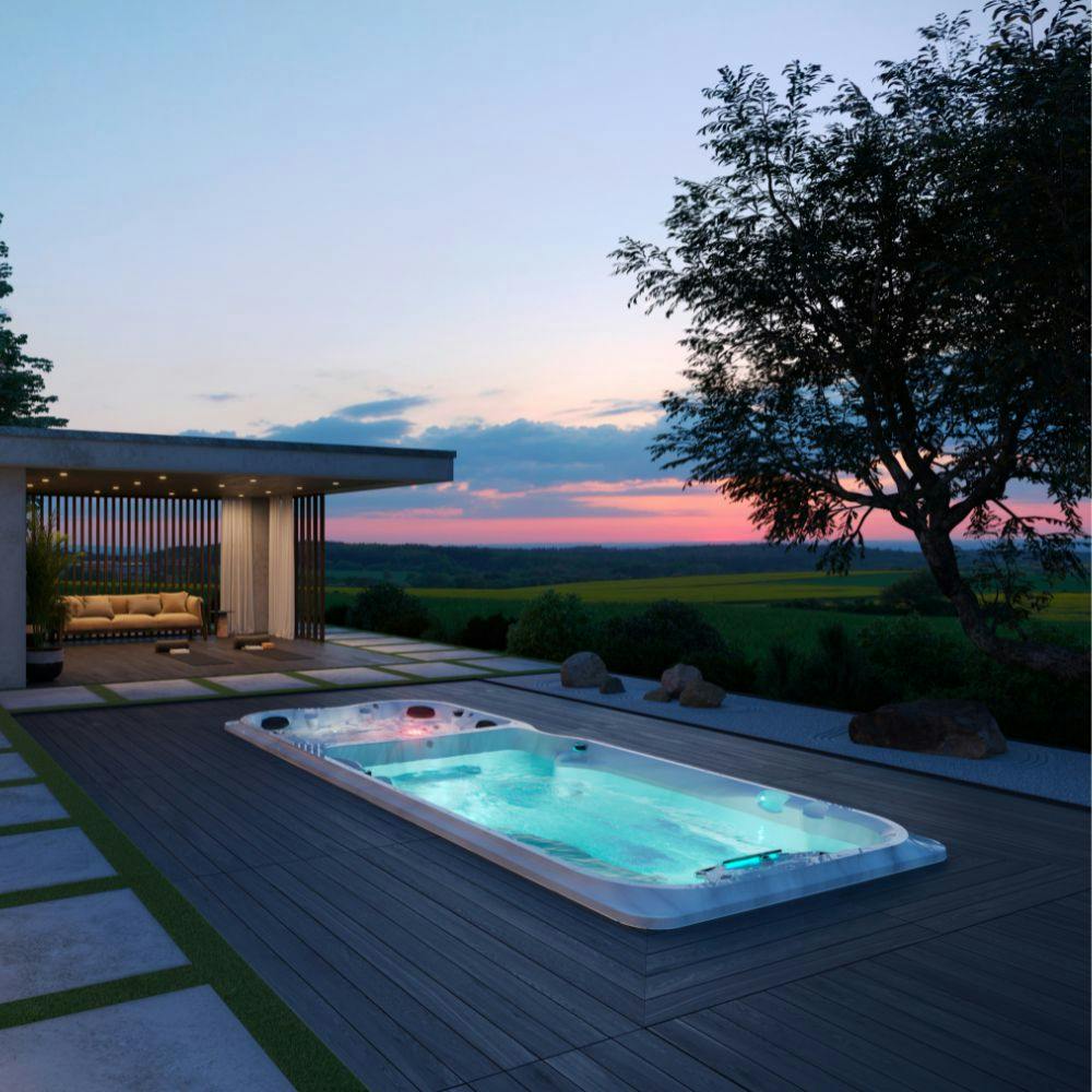 J-19 Dual Temp PowerPro&trade;: Dual Swim Spa e Spa Idromassaggio